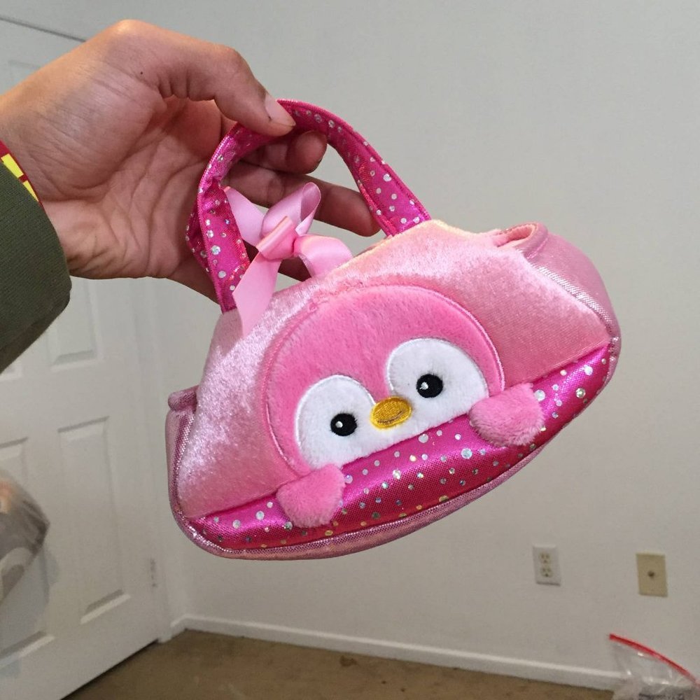 Pink Penguin Bag